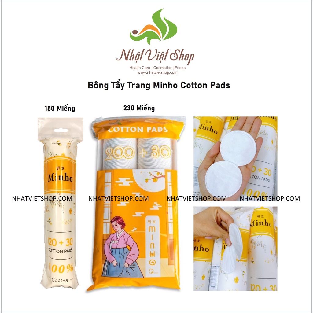 Bông Tẩy Trang Minho Cotton Pads