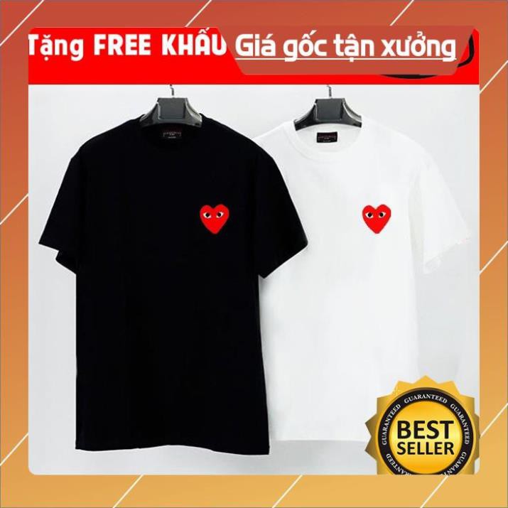 [SALE GIÁ GỐC] Áo Thun Unisex - áo đôi áo cặp nam nữ Play Heart đẹp giá rẻ kèm quà tặng cực HOT