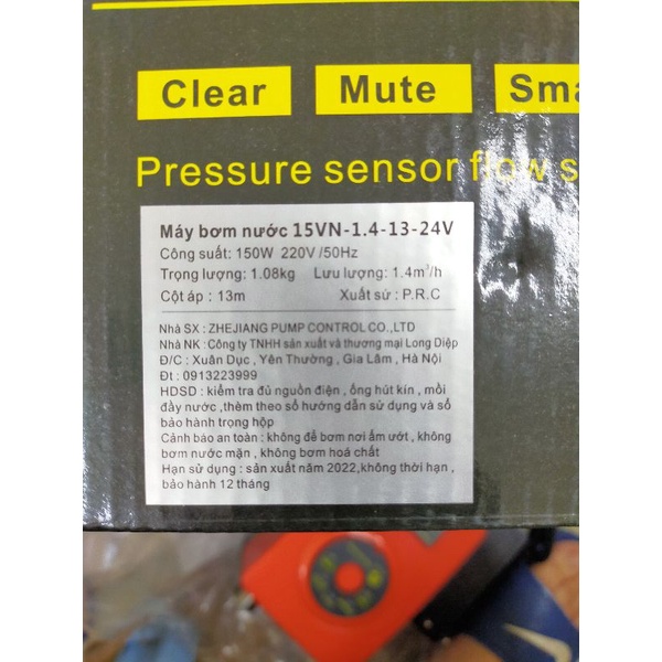 Máy bơm tăng áp chống giật Zulen DC 24V- TSB- 24V