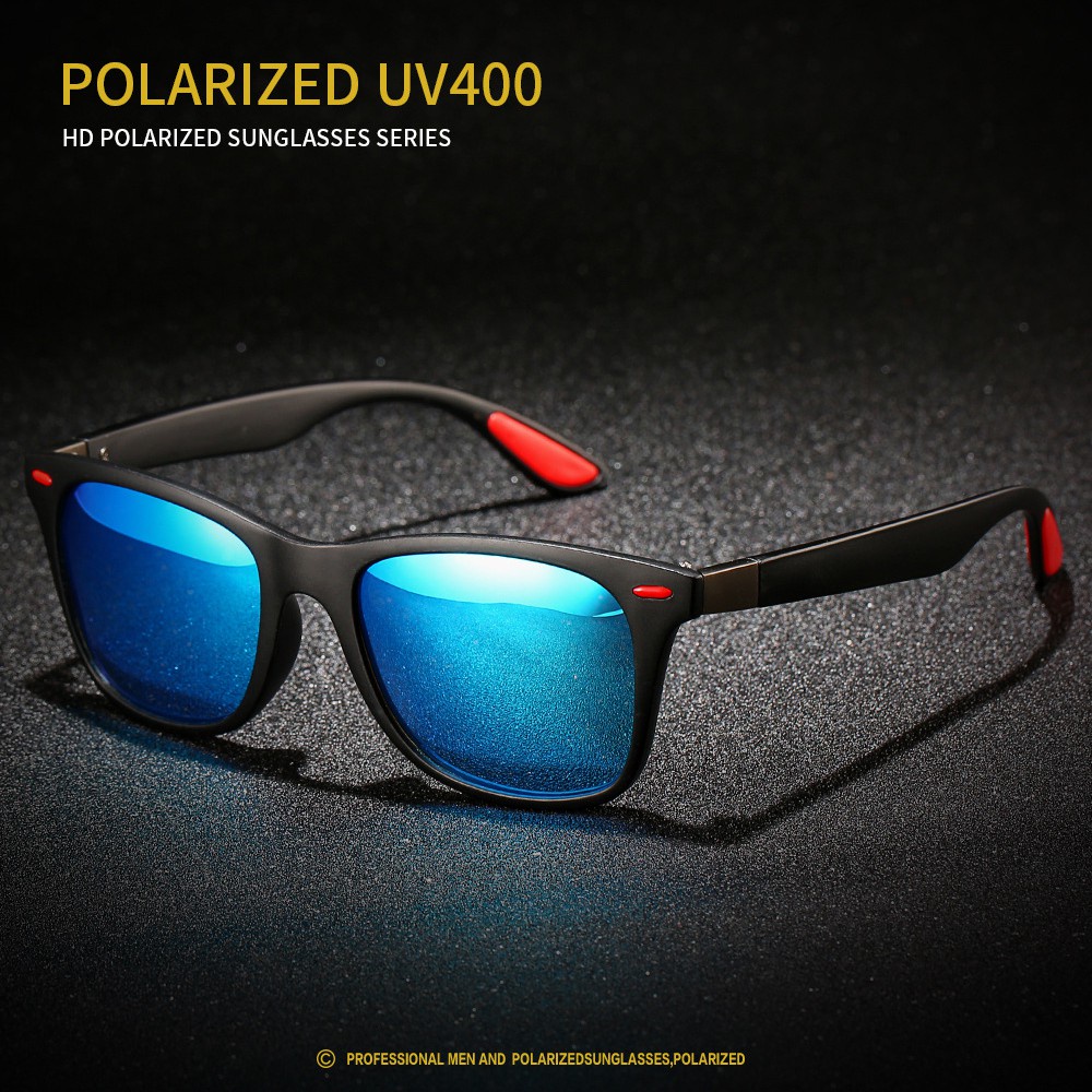 Kính Mát AIELBRO TR90 Phân Cực Chống Tia UV400 Phong Cách Cổ Điển Thời Trang Cho Nam Và Nữ