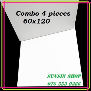 Combo EM RẺ 1 - Combo 4 tấm 5li 60x120 (Bìa mô hình, Bìa làm handmade, Formex , Fomex , Fomic)