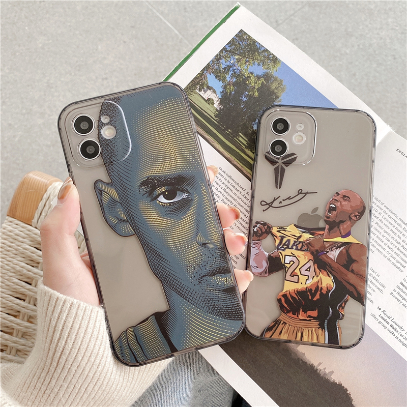 Ốp Điện Thoại Tpu Mềm Trong Suốt Hình Kobe Bryant 12promax Cho Iphone 12 11 Pro Max Se2020 7 8 Plus X Xs Max Xr