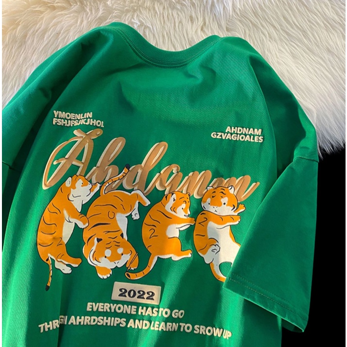 NRVP Áo Thun Nữ Ngắn Tay In Chữ Phong Cách Hàn Quốc