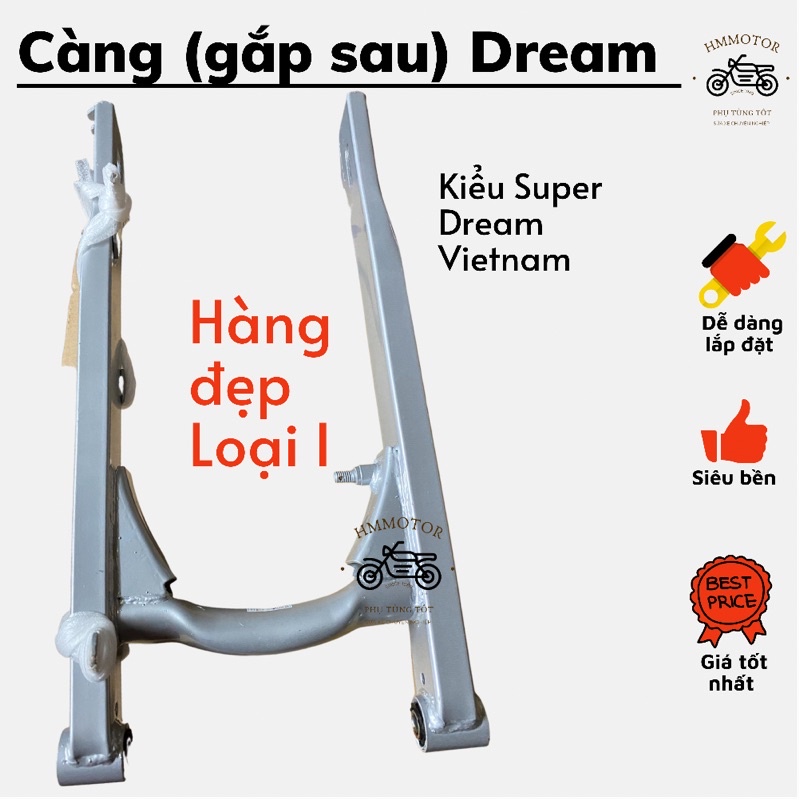 Càng sau (gắp sau) xe Dream Thái hoặc Dream Việt loại đẹp