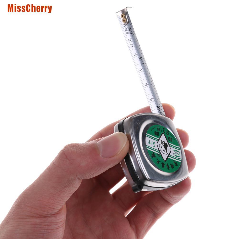 Thước Dây Mini 2m Kèm Chìa Khóa Tiện Dụng