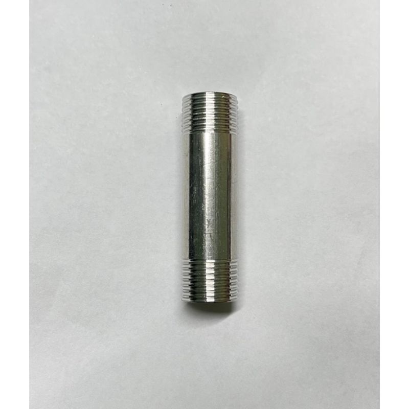 Kép tiện inox,kép nối 2 đầu ren 21/ 5cm,7cm,10cm,15cm,20cm