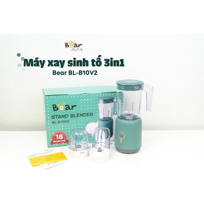 Máy xay sinh tố 3in1 Bear BL-B10V2
