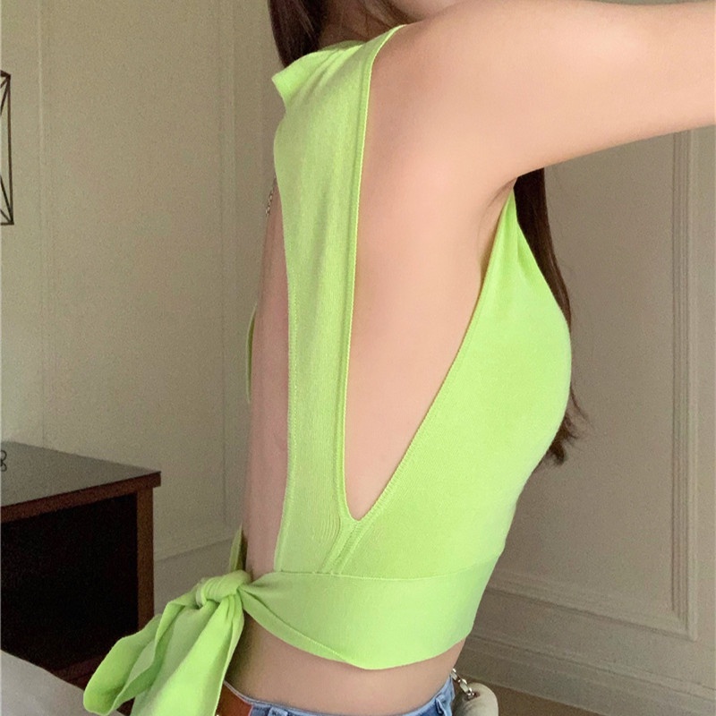Áo Thun Sát Nách Thắt Dây Thời Trang Mùa Hè