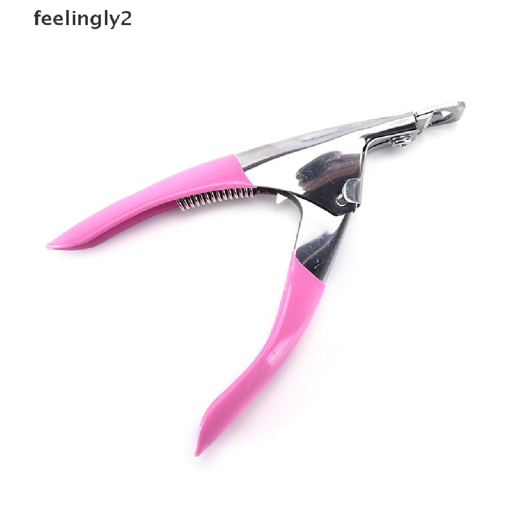 Kềm cắt móng tay giả bằng nhựa acrylic uv thiết kế mới tiện lợi dễ dùng màu ngẫu nhiên