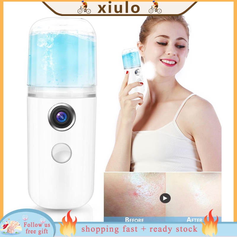 Rẻ nhất - Máy Phun Sương NaNo Mini Cầm Tay Hỗ Trợ Dưỡng Da Cấp Nước Tối Đa,hương thơm quyến rũ, Kích thước: 4*4*14,5 cm