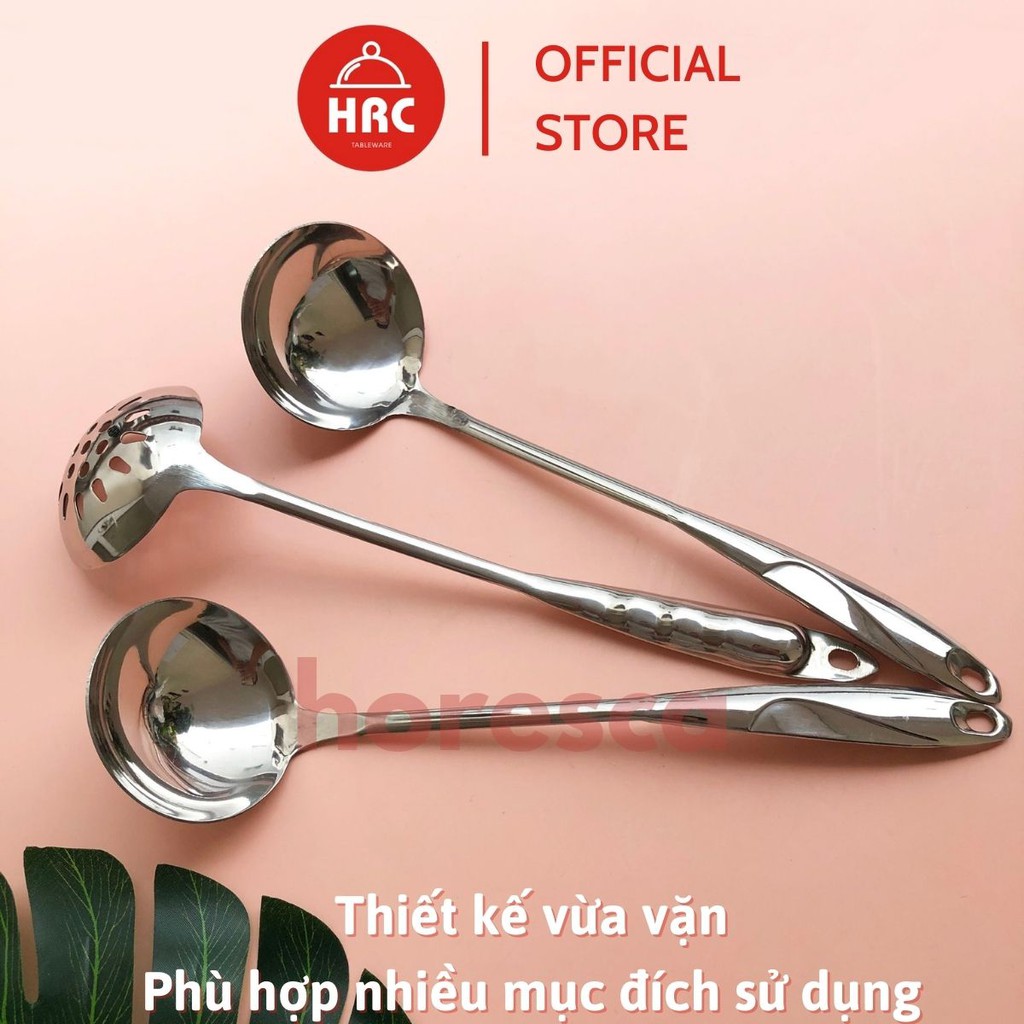 Bộ Muôi Lẩu Xoắn Inox Cao Cấp