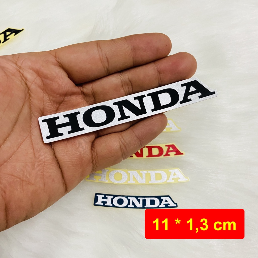 Tem logo HONDA đủ kích cở sử dụng dán mặt nạ, cánh bửng, mu rùa xe WAVE, VARIO, AB, CICK THÁI, VISION