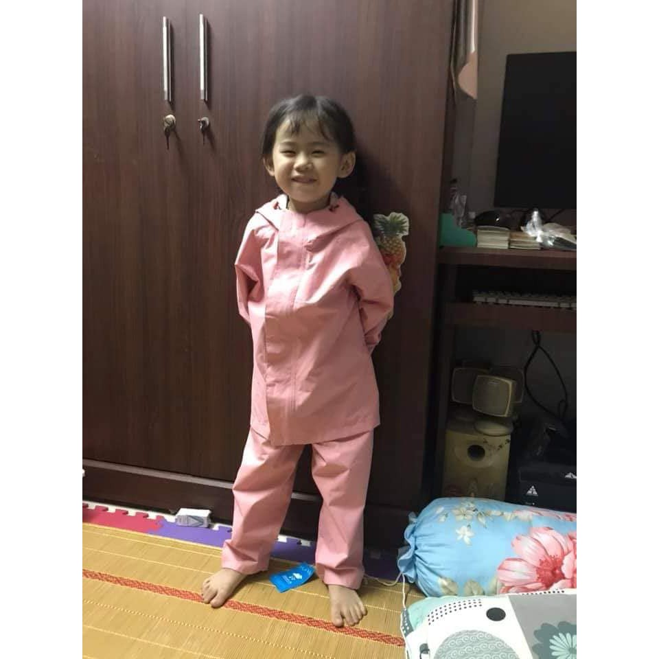 bộ Áo mưa Khánh Chi 1 lơp cho bé (ib chọn màu)