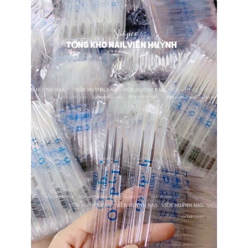 Cọ râu nail, cọ nét opi vẽ móng nail
