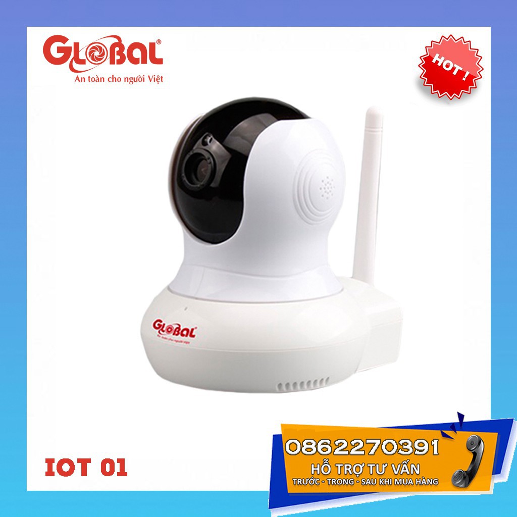 [GRAB NOW SHIP 2H] [TRỢ GIÁ] Camera Wifi Global IOT01 HD 720P, IOT02  FULLHD 1080P - Hàng chính hãng CAM KẾT CHÍNH HÃNG 