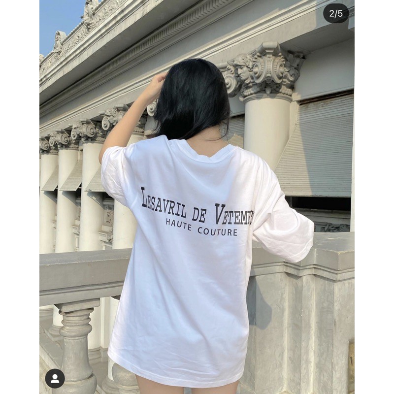 Áo thun White LDV Teddy T-Shirt | BigBuy360 - bigbuy360.vn