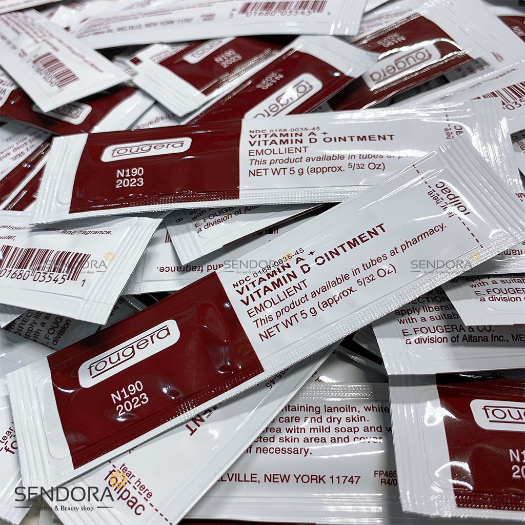 10 Dưỡng Fougera Vitamin A&D sau phun xăm mày, môi