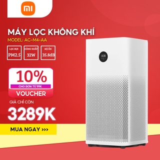 Máy lọc không khí Xiaomi Mi Air Purifier AC-M4-AA - Lọc bụi mịn 0,3 micro mét , bụi PM2.5 - Lọc không khí tự động hóa