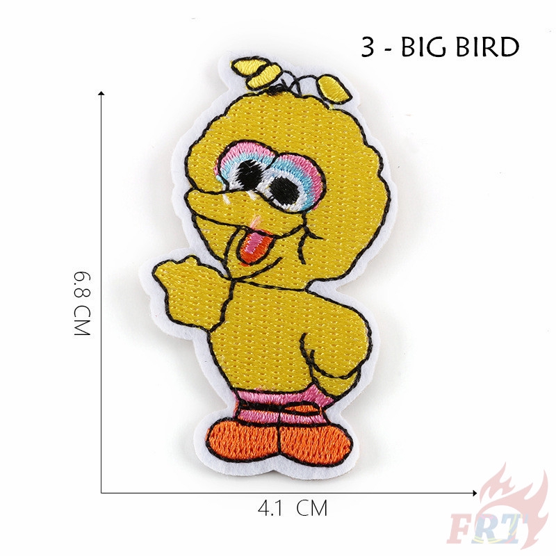 Mảnh may/ủi trang trí quần áo hình Sesame street