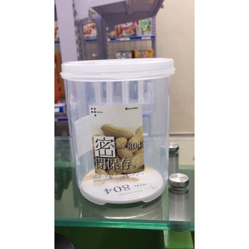 [Hỏa Tốc HN] Hộp nhựa đựng thực phẩm dáng cao 570ml loại tròn có nắp Nội địa Nhật Bản