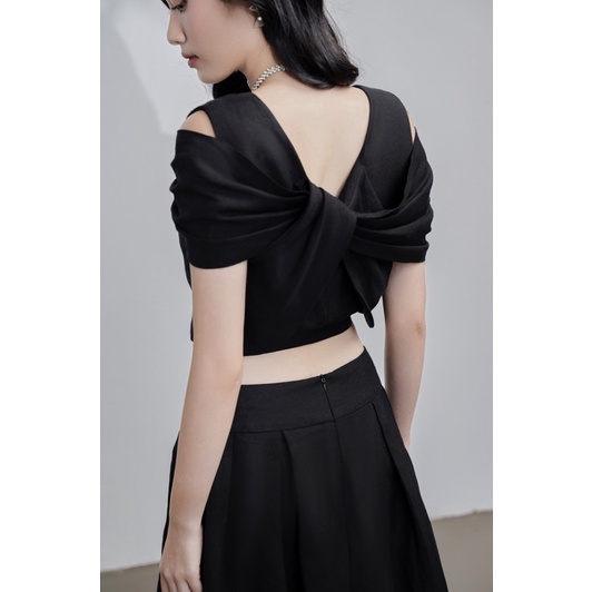 MEI TOP - Áo kiểu thắt nơ