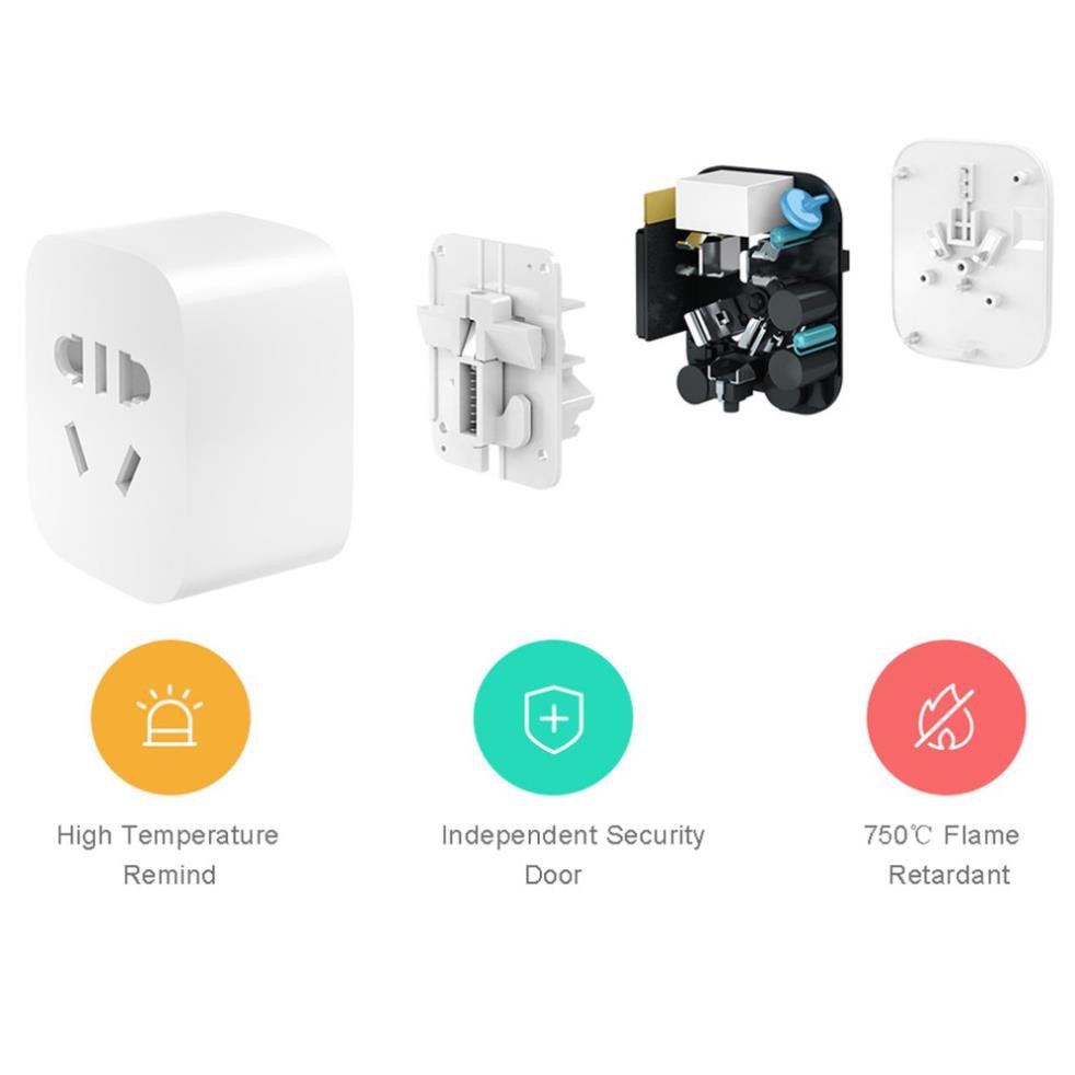 Ổ cắm wifi thông minh Xiaomi điều khiển từ xa qua APP