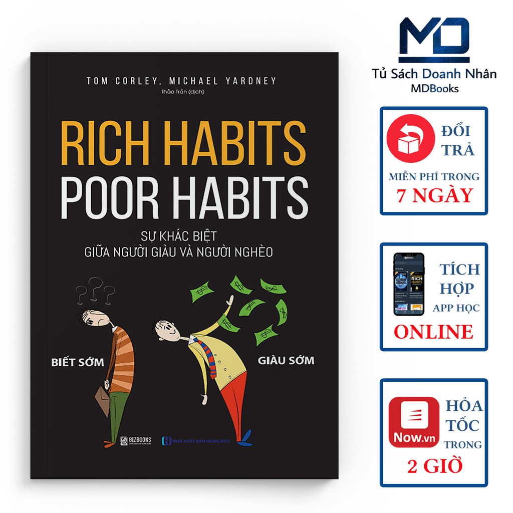 COMBO Sách Kỹ Năng Hay [Đáng Đọc Mọi Thời Đại]: Rich Habits Poor Habits, Nói Không Với Trì Hoãn, QL Thời Gian Thông Minh