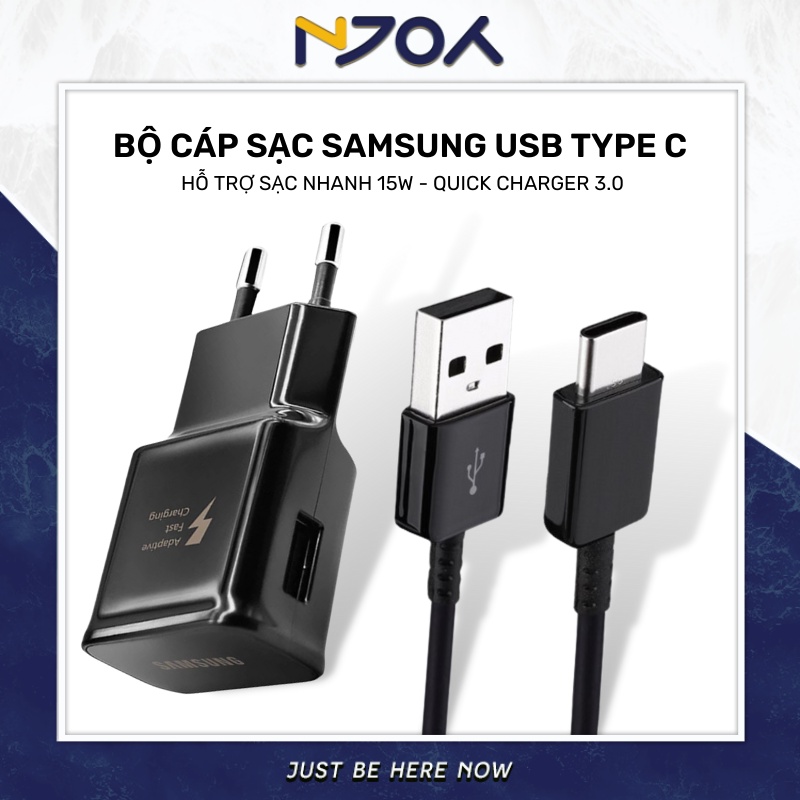 Bộ Củ Sạc SAMSUNG - Dây Sạc SAMSUNG Type C Quick Charge S8 S9 S10 Chính Hãng Bảo Hành 12 Tháng