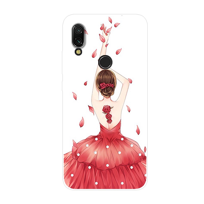 Ốp điện thoại Silicone Mềm In Hình Hoạt Hình Cho Redmi 7 Redmi7