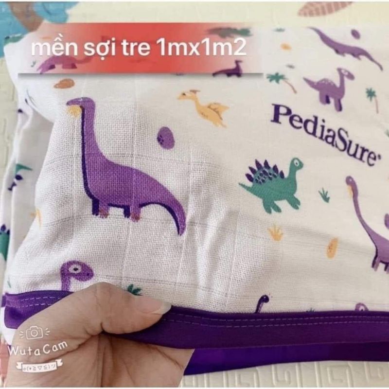CHĂN PEDIASURE BO VIỀN SỢI TRE 100CM x 120CM