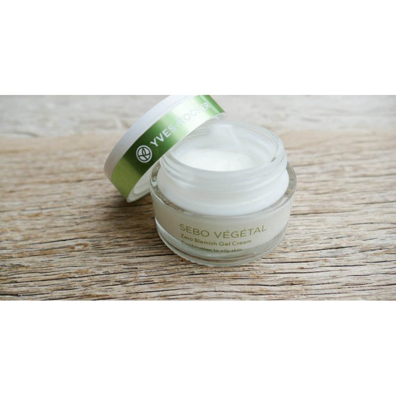 Gel cream dưỡng kiềm dầu Zero Defaut - Sebo Vegetal Yves Rocher 50ml