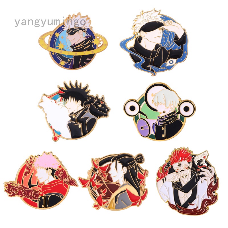 Huy Hiệu Cài Áo Hình Jujutsu Kaisen 58mm