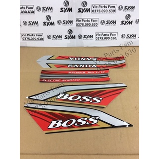 Bộ tem xe máy Boss SYM