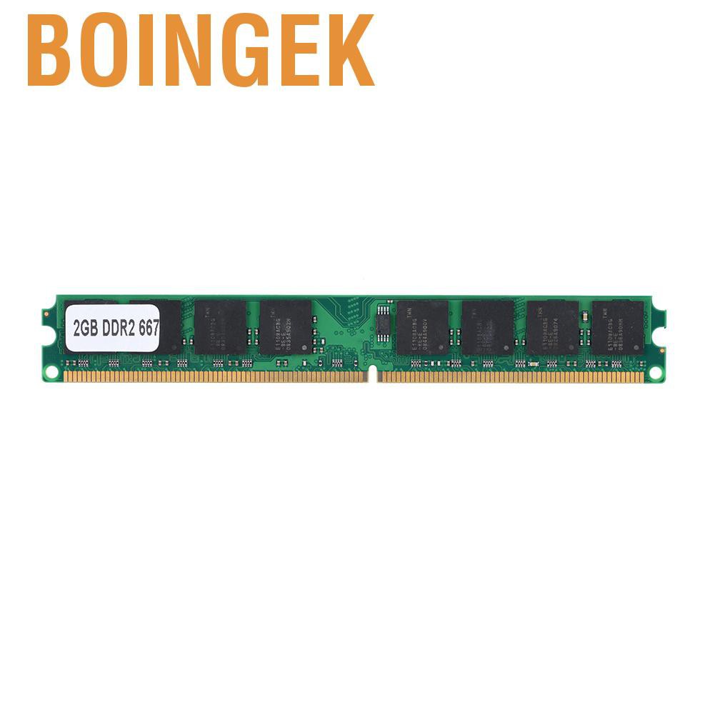 Bảng Mạch Bộ Nhớ Ram 240pin Boingek 2gb Ddr2 667mhz Pc2-5300 Cho Intel / Amd | BigBuy360 - bigbuy360.vn