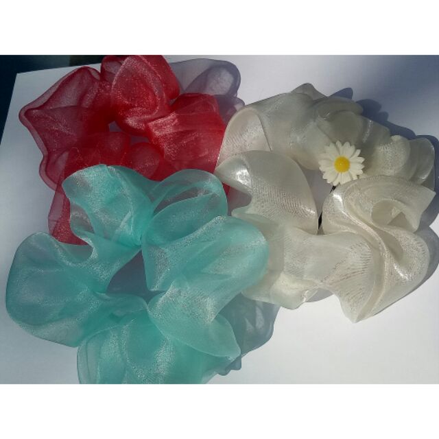 🌸Scrunchies vải voan  🌸 siu đáng iu