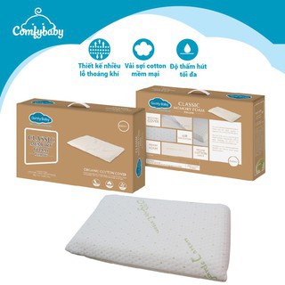 Gối trẻ em vỏ sợi Cotton hữu cơ &quot;Organic&quot; - Comfybaby