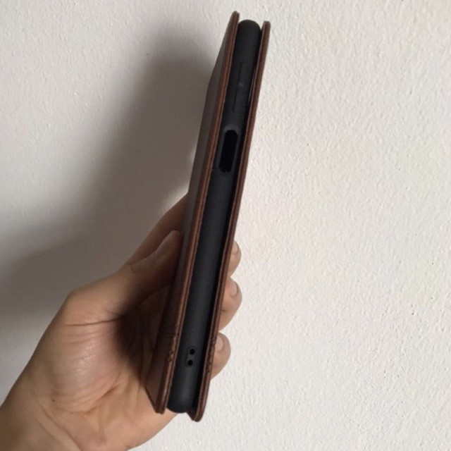 Bao da ốp lưng điện thoại Samsung M51 A22 kèm ví gập nắp da thật mềm mịn - azns