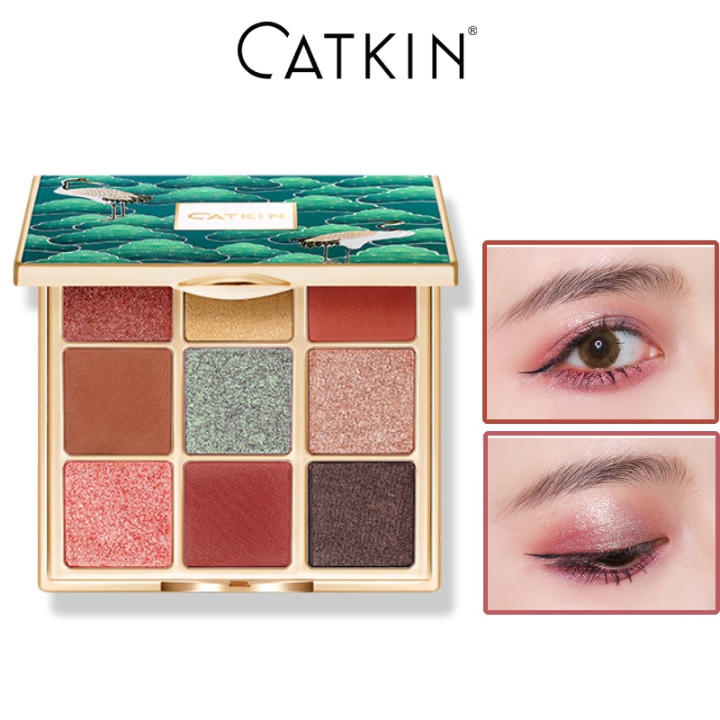 Bảng phấn mắt CATKIN trang điểm nhiều màu tùy chọn C04 13.5g