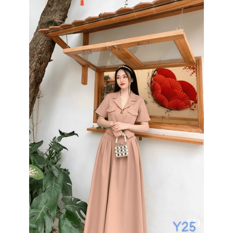 (FREE SHIP) SÉT VÁY FORD ĐI CHƠI DỰ TIỆC KẾT HỢP CÔNG SỞ THANH LỊCH DUYÊN DÁNG DX VALENTINNA