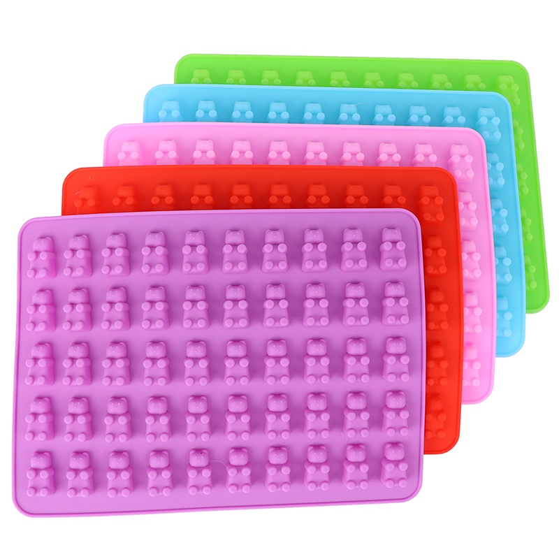 Khuôn silicone Chia 53 Ngăn Gummy