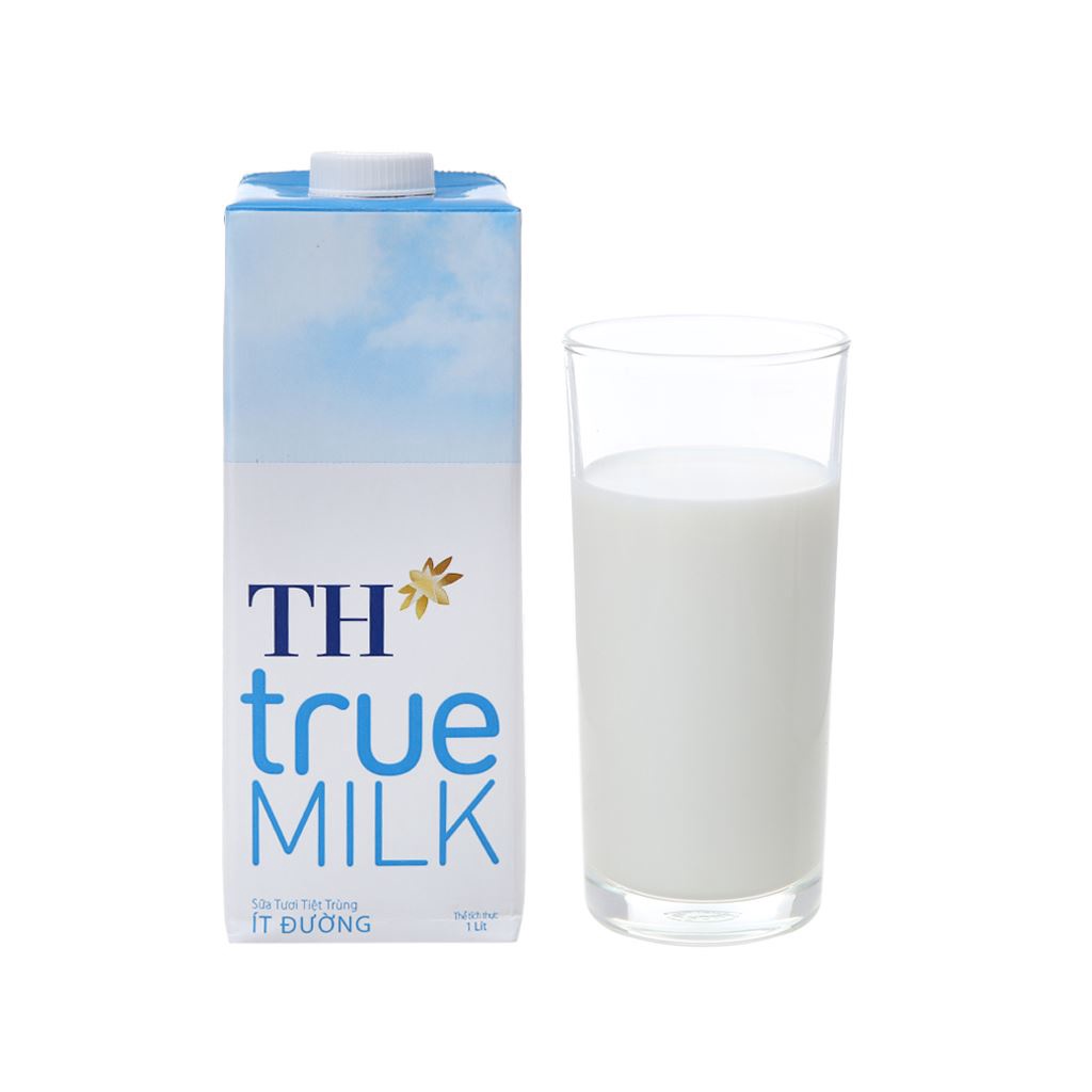 THÙNG 12 HỘP 1 LÍT SỮA TƯƠI TIỆT TRÙNG TH TRUE MILK