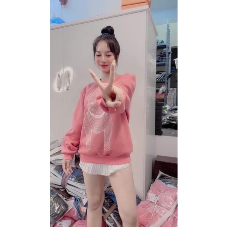 Áo nỉ Hoodie họa tiết con chó nam nữ đều mặc được Ulzzang Unisex 1hitshop | BigBuy360 - bigbuy360.vn