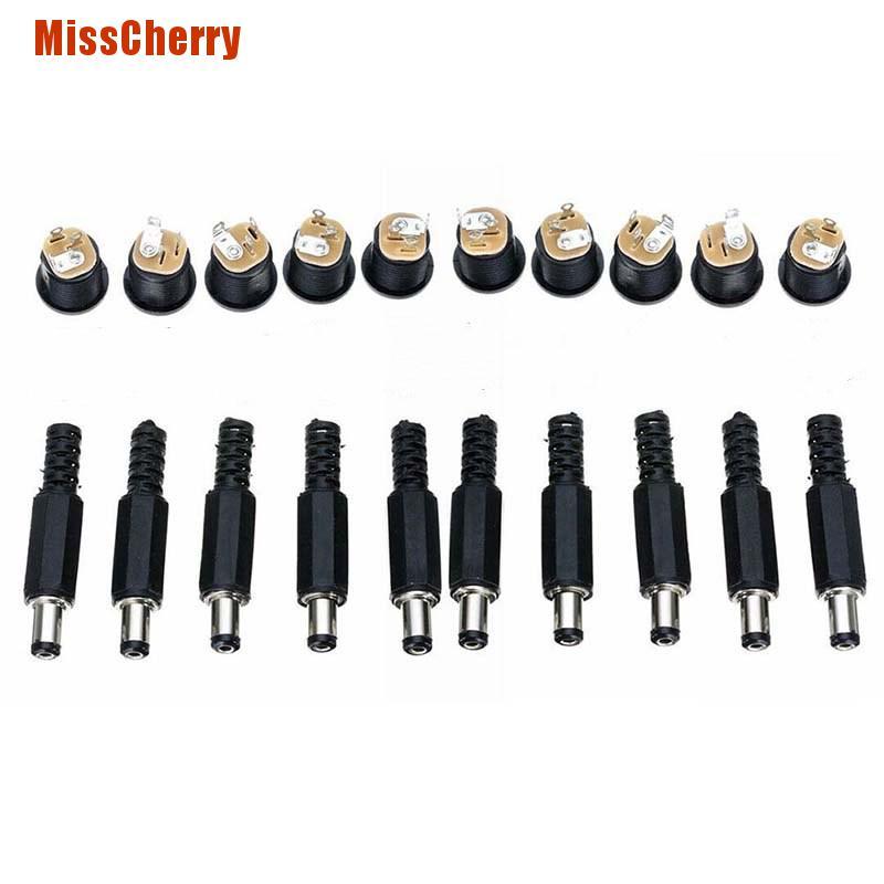 Set 1 Bộ 10 Cặp Đầu Nối 12v 3a Male + Female