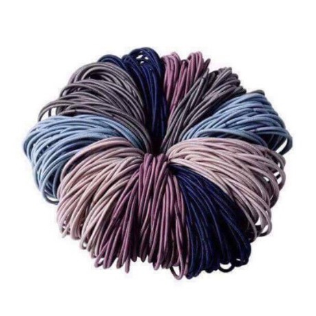 Bộ 100 dây thun buộc tóc