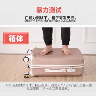 Rẻ và đẹp﹉☼▼Hộp đựng xe đẩy cho mẹ đơn thân, vali bánh đa năng, khẩu 20 inch, nhỏ nữ, phiên bản Hàn Quốc, 24 inch
