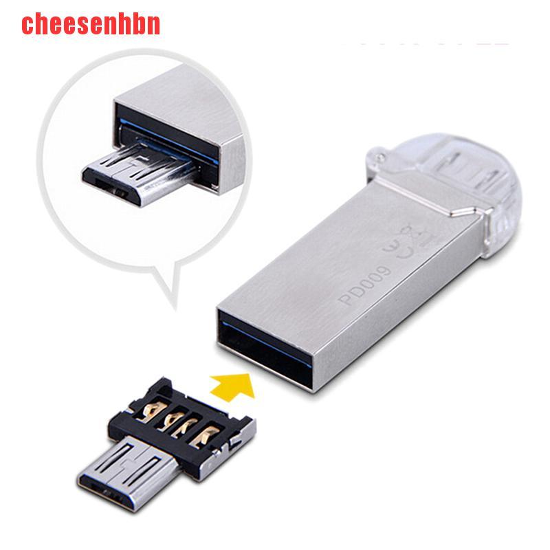 [cheesenhbn]2X Micro USB Male to USB Female OTG Adapter Converter For Android Tablet Phone