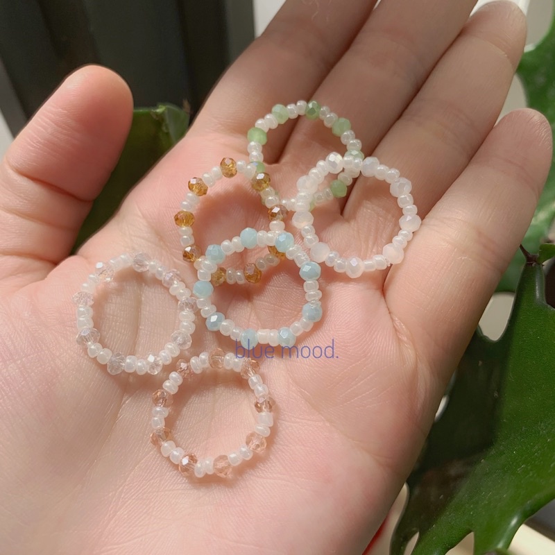 Nhẫn handmade hạt cườm Crown Ring✨ #fromBlue