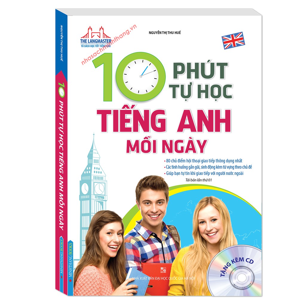 Sách - 10 phút tự học tiếng Anh mỗi ngày kèm CD