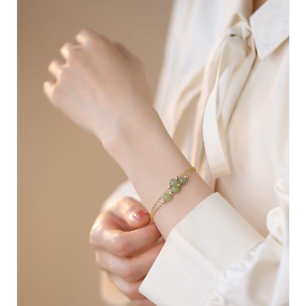 Vòng Tay May Mắn Phong Cách Retro Thời Trang Cho Nữ