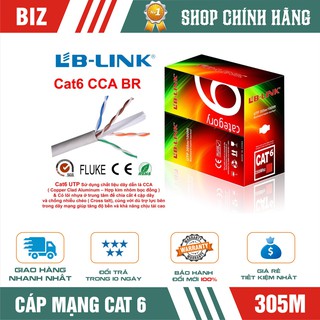 Cuộn dây cáp mạng cat6 LB-LINK UTP CCA BR 305m